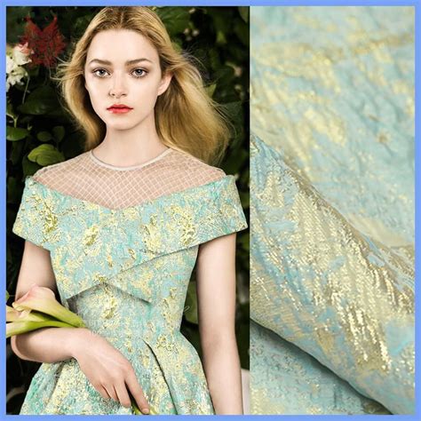 France style luxury floral jacquard brocade fabric for dress cloth tissue for sewing tela tejido ...