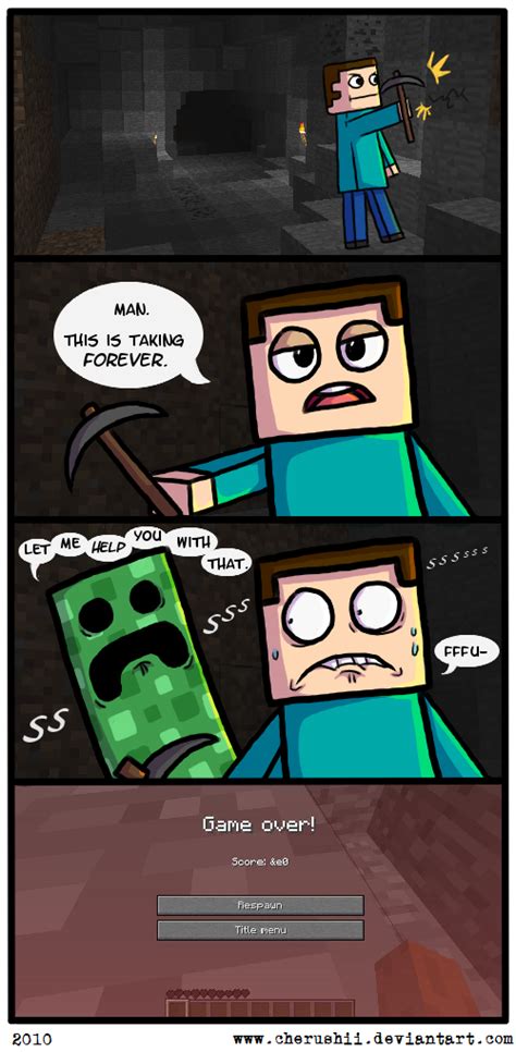 Pin by Lord TRIPS on Funny | Minecraft funny, Minecraft comics, Minecraft