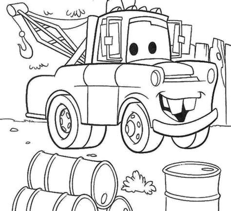 Lightning Mcqueen And Mater Coloring Pages at GetColorings.com | Free ...