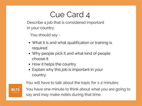 Interview Cue Card Examples - IMAGESEE