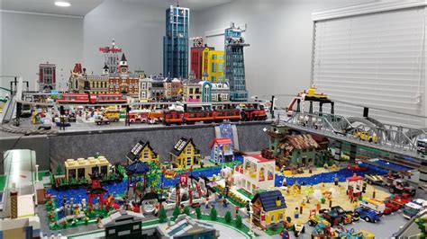 COMPLETE OVERVIEW: Huge 360 Square Foot LEGO City!!! - YouTube