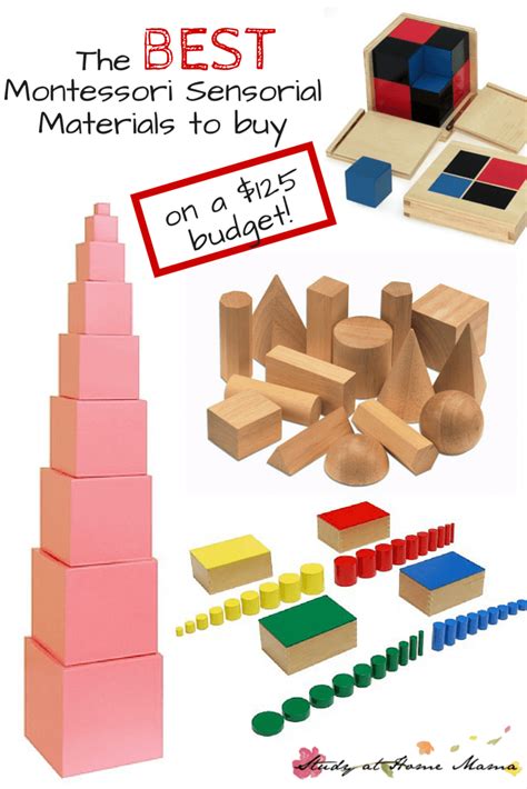 The BEST Montessori Sensorial Materials (when you can only spend $125 ...