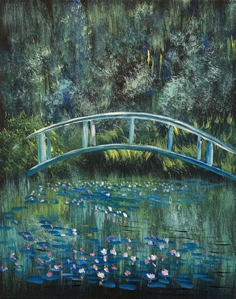 Monet’s Bridge, a PAINT & SIP EVENT with Lisa | Stir Up The Paint