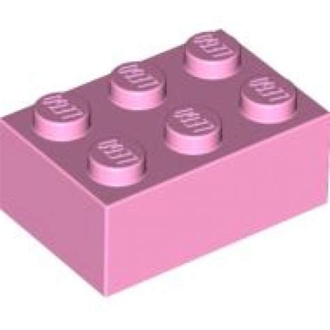 LEGO 2 x 3 Brick Bright Pink