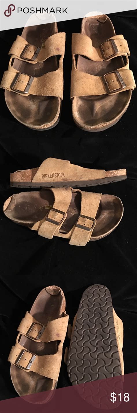 BIRKENSTOCK GERMANY LEATHER SANDALS 38 LADIES 7 | Leather sandals ...