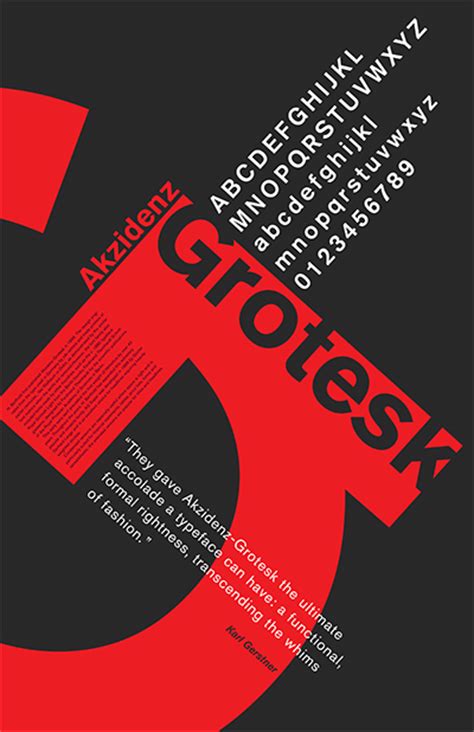 Akzidenz Grotesk on Behance