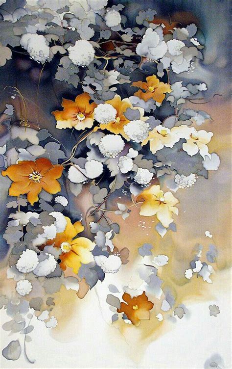 Pin by silka on Art | Silk painting techniques, Silk painting, Floral painting