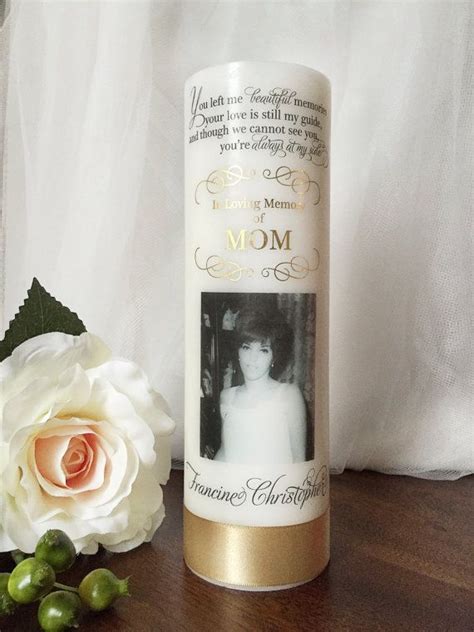 Personalized Memorial Candle, In Loving Memory, Mom, Dad, Grandma - 9 ...