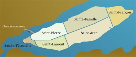 Villages on the Ile d'Orleans | Orleans, Canada travel, Genealogy map