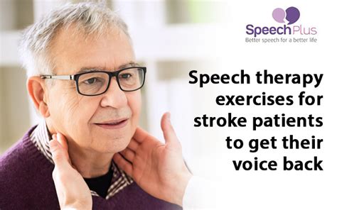 Speech therapy exercises for stroke patients to get their voice back