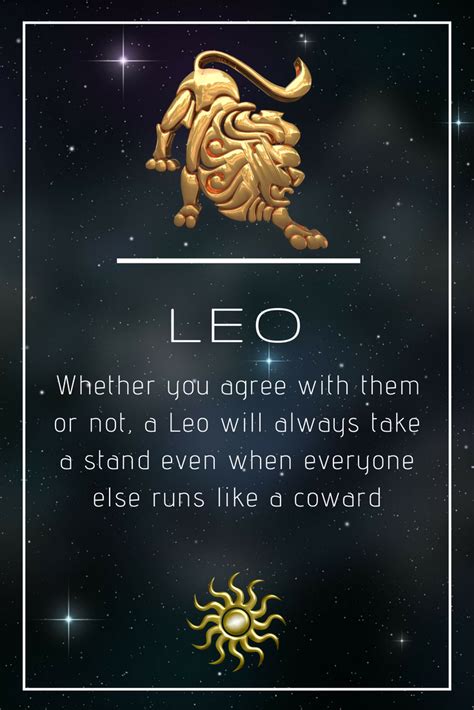 A Leo doesn't back down! Click to get daily Horoscopes sent to your ...