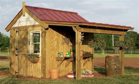 Potting Shed Plans – How to Build a Potting Shed and Keep Your ...