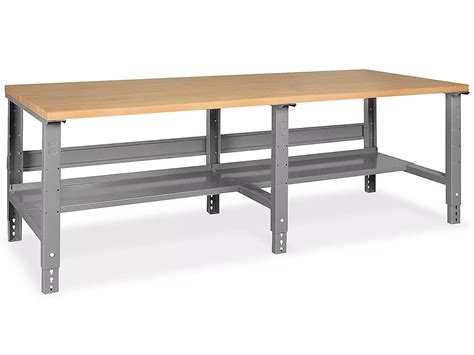 Industrial Packing Table - 96 x 36", Maple Top with Square Edge H-1222 ...