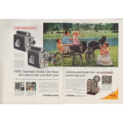 1959 Kodak Vintage Ad "New From Kodak"