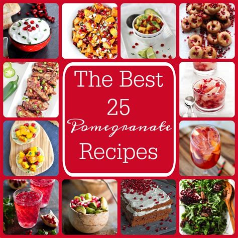 The Best Pomegranate Recipes - My Suburban Kitchen