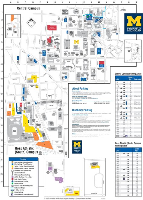 University Of Michigan CampUS Map Printable – Printable Map of The United States