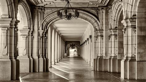 Historic architecture and walkway at Balboa Park, San Diego, California, USA – Windows Spotlight ...