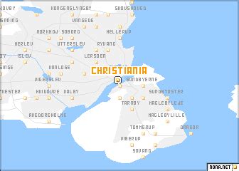 Christiania (Denmark) map - nona.net