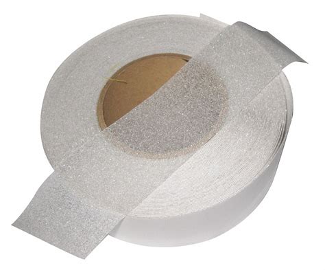 HARRIS Solid Clear Anti-Slip Tape, 2 in x 60.0 ft, 80 Grit Silicon ...