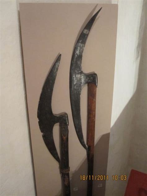 Rare Russian Poleaxe Bardiche | Streltsy | russian and baltic weapons ...