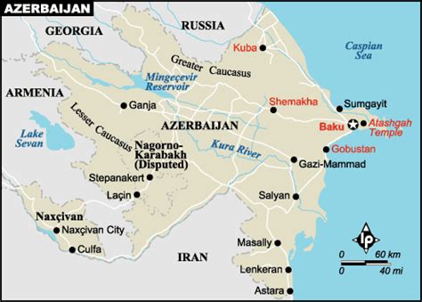 Azerbaijan Map