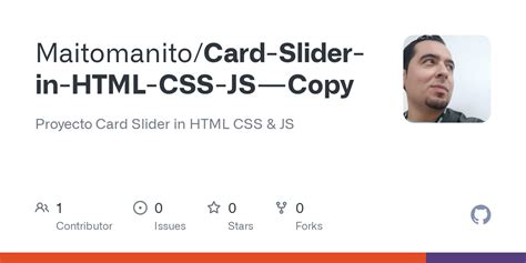 GitHub - Maitomanito/Card-Slider-in-HTML-CSS-JS---Copy: Proyecto Card Slider in HTML CSS & JS