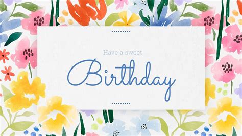 Birthday Facebook event cover template, | Free Vector Template - rawpixel