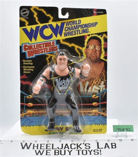 Jerry Sags WCW Collectible Wrestlers MOSC The Original Toymakers 1994 ...