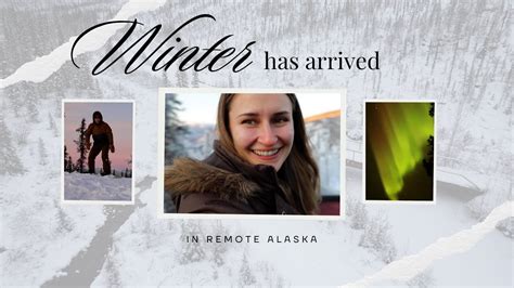 Winter has ARRIVED in remote Interior Alaska - YouTube