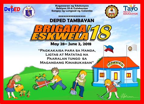 Brigada Eskwela Borders Clip Art