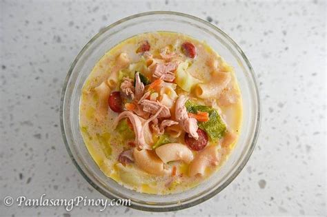 Creamy Chicken Sopas - Panlasang Pinoy