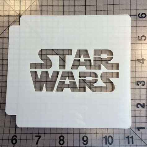 Star Wars Logo 100 Stencil