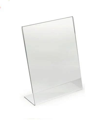 Rasper A6 Acrylic Qr Display Stand Paper Holder Sign Holder L Shape ...