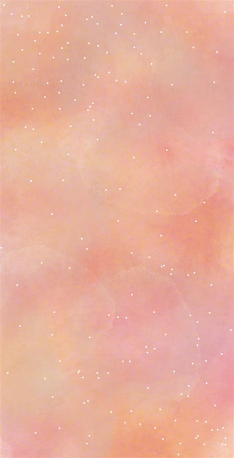 Peach Pastel Watercolour with White Dots Wallpaper | Peach wallpaper, Watercolor wallpaper, Dots ...