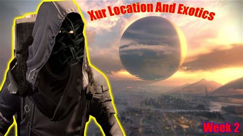 Destiny 2 - Xur Location And All Exotics - Coil Launcher And More! "September 22nd" - YouTube