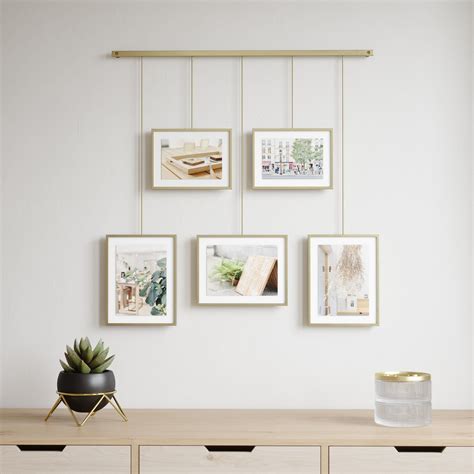 Exhibit Wall Picture Frames Set of 5 | Photo wall display, Picture ...