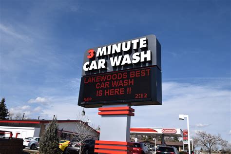 Car Wash Illuminated and Digital Signs