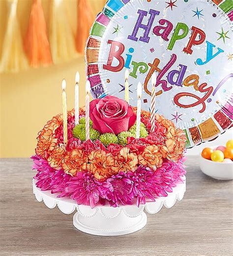 Happy Birthday Wishes Flowers Cake | Best Flower Site