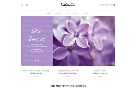 Flower Website Templates | Best Flower Site