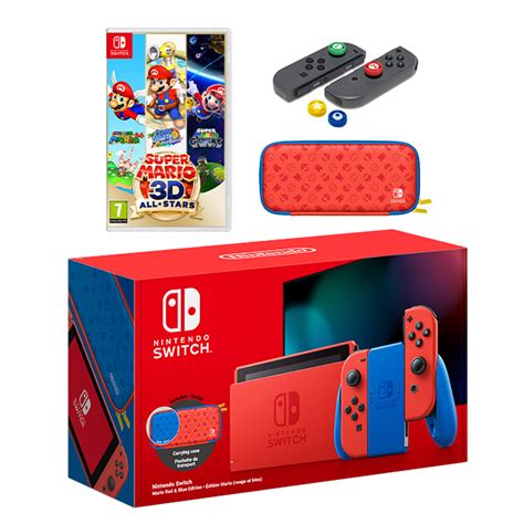 Nintendo Switch Mario Red & Blue Edition + Super Mario 3D All-Stars Pack | Nintendo Official UK ...