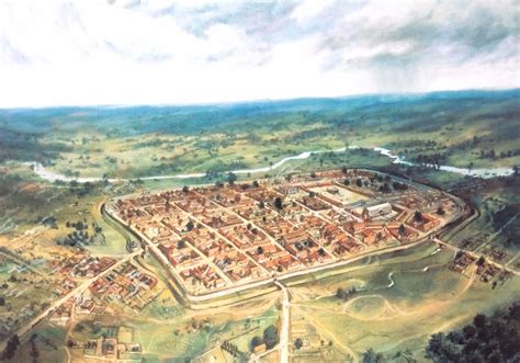 Camulodunum, the first capitol of Roman Britain, modern-day Colchester, England. : r/papertowns