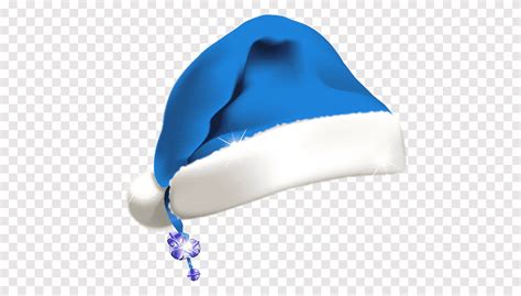 Santa Claus Christmas Hat Santa suit, Pretty hat, blue, top Hat png | PNGEgg