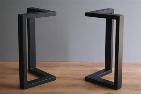 L Shape Steel Bench Legs, Coffee Table Legs, Bench Base, Coffee Table Base SET OF 2 - Etsy ...