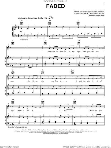 √ダウンロード faded alan walker flute sheet music 180165-Faded alan walker ...