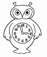 Free Printable Clock Coloring Pages For Kids sketch template