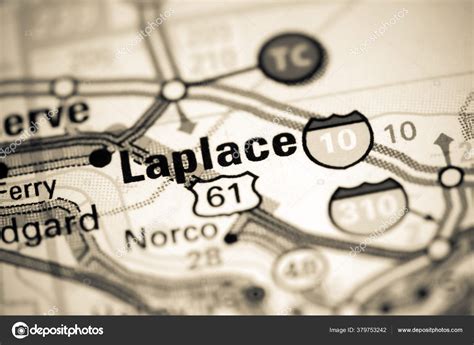 Laplace Louisiana Usa Map — Stock Photo © aliceinwonderland2020 #379753242