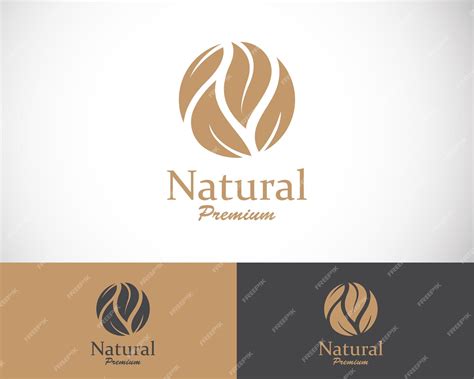 Premium Vector | Nature logo creative leave circle emblem brand design ...