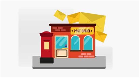 Animated Post Office Background Scene Nice Stock Footage Video (100% ...