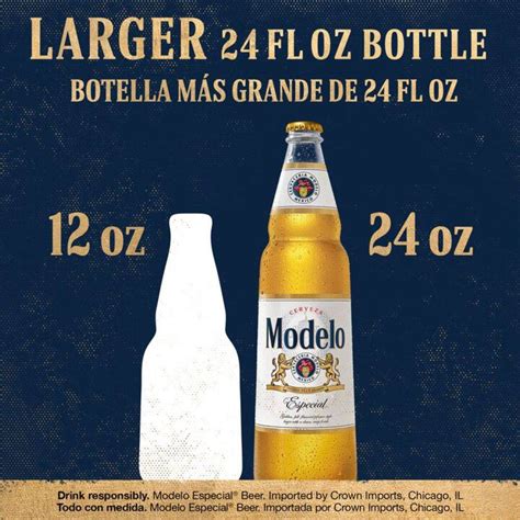 Modelo Especial Mexican Lager Import Beer 24 oz Bottle - Shop Beer at H-E-B