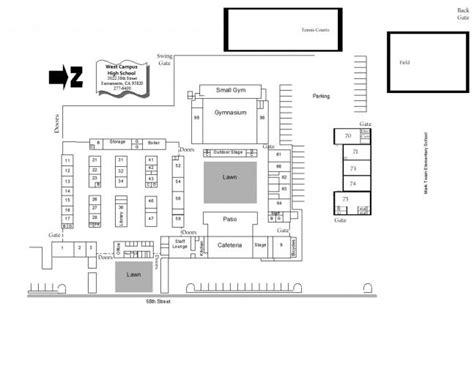 School Map - West Campus High School